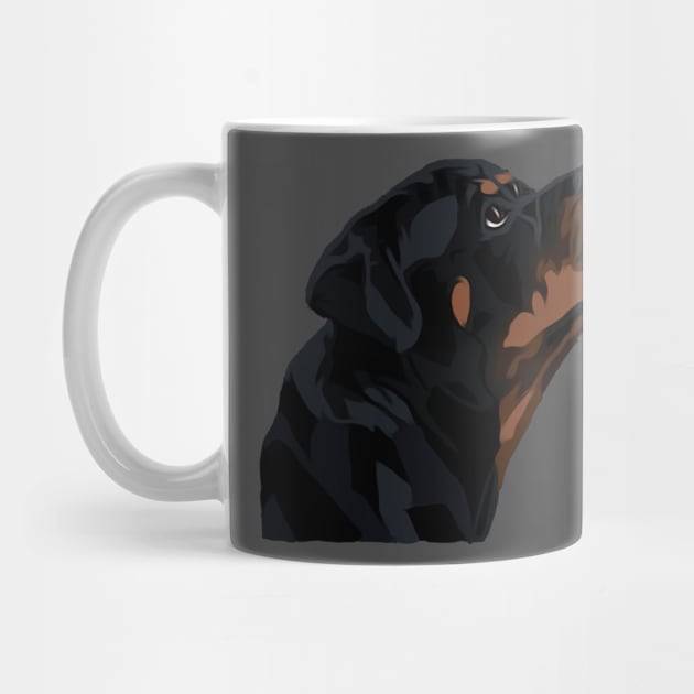 Rottweiler my best friend by Freedomink